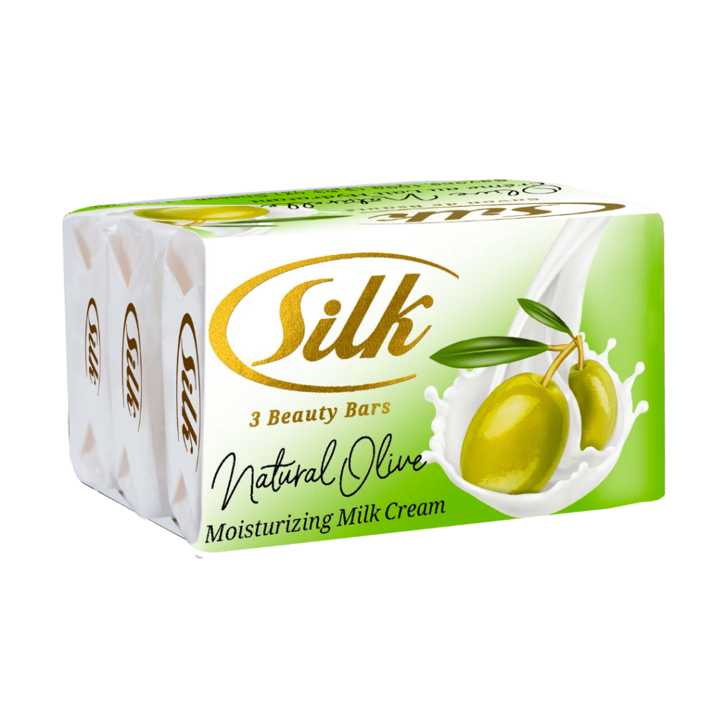 Silk Beauty Soap-Natural Olive 10.58 oz Pack of 3